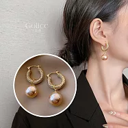 【Gulicc】耳環 輕奢優雅 氣質珍珠耳環
