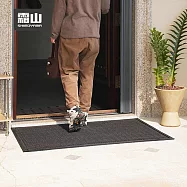 【日本霜山】防滑刮泥除塵玄關地墊/腳踏墊/門墊(80x120cm)