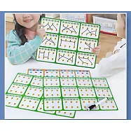 子玄 連線邏輯訓練卡數字款顏色款各一 視覺追蹤卡