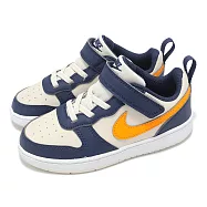 Nike 休閒鞋 Court Borough Low Recraft TD 小童 藍 橘 學步鞋 DV5458-126 14cm BLUE/ORANGE