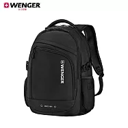 WENGER 威格Pilot Pro 15.6吋電腦後背包(47*35*19) 黑 612290