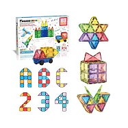 PICASSO TILES 畢卡索 63片磁力片積木 車車組