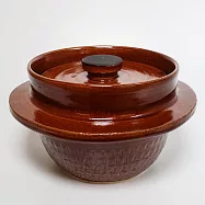 福介商店 日本土鍋 萬古燒 飴釉手作3合炊飯鍋