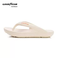 【Goodyear 固特異】夏威夷 女款Q彈緩震夾腳拖鞋 / GAWL52711 JP22 奶茶