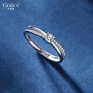 【Gulicc】戒指 莫比烏斯 輕奢款情侶戒 (可調式戒圍)-女