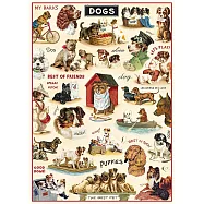 美國 Cavallini & Co. wrap 包裝紙/海報 狗狗2