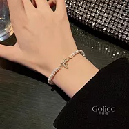 【Gulicc】手鍊 輕奢蝴蝶結珍珠手鍊