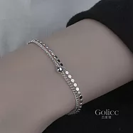 【Gulicc】手鍊 嘻哈金屬雙層手鍊