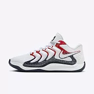 Nike KD17 EP [FJ9488-101] 男 籃球鞋 運動 實戰 球鞋 杜蘭特 緩震 氣墊 美國隊 白藍紅 24.5cm 白/深藍