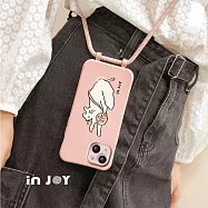 INJOYmall for iPhone 17/16/15/14/13/12/SE3 系列 老奶奶波斯貓 二合一防摔背繩手機殼 iPhone 11 Pro(5.8)