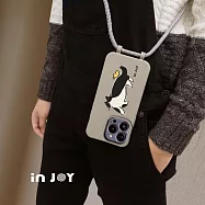 INJOYmall for iPhone 17/16/15/14/13/12/SE3 系列 賓士貓與麻吉 二合一防摔背繩手機殼 iPhone 11 Pro(5.8)