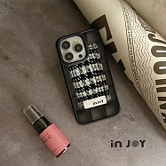 INJOY mall for iPhone 16/15/14/13/12/SE3 系列 嘿黑風格調 磨砂手感 防摔手機殼 A款 iPhone 16e(6.1)