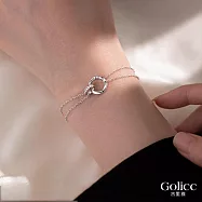 【Gulicc】手鍊 法語我愛你 莫比烏斯 情侶鍊 女-鍊款