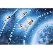 【玲廊滿藝】Jennifer Chang-星空系列 - 星軌25.2x37.3cm