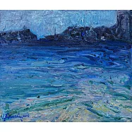 【玲廊滿藝】王柏翔-雨季的海45.5x53cm