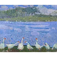 【玲廊滿藝】王柏翔-嘎嘎嘎38x45.5cm