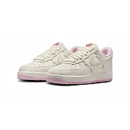 W Nike Air Force 1 Valentines Day 情人節限定 AF1 麂皮 麻花編織 休閒鞋 女鞋 HV5992-111 25.5cm 白粉