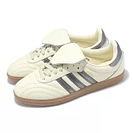 adidas 休閒鞋 Samba LT W 女鞋 米白 黑 翻鞋舌 德訓鞋 復古 愛迪達 JP6143 24cm BEIGE/BLACK