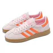 adidas 休閒鞋 Handball Spezial W 女鞋 粉紅 橘 德訓鞋 復古 愛迪達 JS0250 25cm PINK/ORANGE