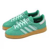 adidas 休閒鞋 Handball Spezial W 女鞋 綠 藍 膠底 德訓鞋 復古 愛迪達 JS2908 25cm GREEN/SILVER