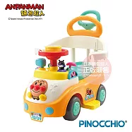 【ANPANMAN 麵包超人】麵包超人 三段變身趣味推式防側翻學步車(10個月起~5歲/日本製)