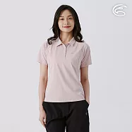 ADISI 女環保紗消臭快乾POLO衫 AL2511086 灰玫瑰 (S-3XL) S 灰玫瑰