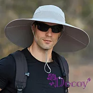 【Decoy】外出透氣 登山釣魚防曬漁夫遮陽帽/ 淺灰