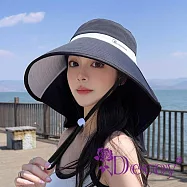 【Decoy】全面防護 披肩防曬透氣遮陽漁夫帽/ 沉穩黑