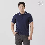 ADISI 男環保紗快排抑菌POLO衫 AL2511014 海軍藍 (M-3XL) M 海軍藍