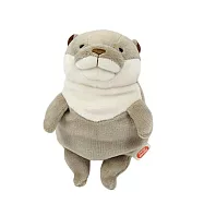 Morisaka Mochi Series|末班茫茫大叔-迷你水獺吊飾(灰色) 灰色