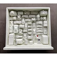 【玲廊滿藝】魏演銓-時光寶盒/白42x47cm