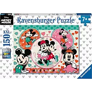 德國Ravensburger維寶拼圖 迪士尼 夢中情侶米奇米妮(150P)