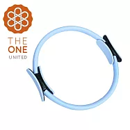 【The One】瑜珈皮拉提斯圈 健身環 肌力健身訓練環 瑜珈環 瑜珈圈 皮拉提斯 瑜珈輪(五色任選) 藍色