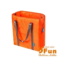 【iSFun】牛津包袋 大容量保冷保溫便當包/ 橙色