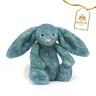 英國 JELLYCAT 31cm 奢華致臻安撫兔, Azure 慶典藍玫瑰