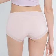 JUNGDOG 上癮內著 中腰 2.0蠶絲內褲 M-XXL 三角女性內褲 中腰內褲 蠶絲內褲 蠶絲底襠內褲 M 初戀粉