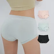 JUNGDOG 上癮內著 【3件組】高腰 2.0蠶絲內褲 M-XXL (素雅膚/甜抹綠/性感黑) 三角女性內褲 高腰內褲 蠶絲內褲 蠶絲底襠內褲 XL 素雅膚/甜抹綠/性感黑