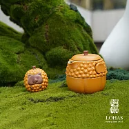 【陸寶LOHAS】榴福成雙禮盒-溫暖黃 一壺一杯+茶寵 一份茶禮 雙重心意