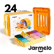 【JarMelo 原創美玩】萌趣寶貝膠囊超輕黏土組 (24色) JA97090