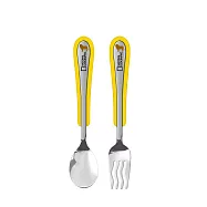 National Geographic 國家地理 不鏽鋼匙叉組(鋸齒)-狩獵Safari