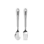 National Geographic 國家地理 不鏽鋼匙叉組(鋸齒)-海洋Ocean