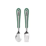 National Geographic 國家地理 不鏽鋼匙叉組(鋸齒)-恐龍Dino