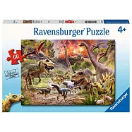 德國Ravensburger維寶拼圖 恐龍世界 (60P)