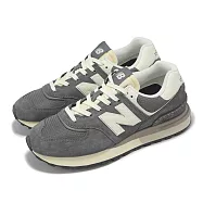 New Balance NB 休閒鞋 574 男鞋 女鞋 城堡灰 麂皮 情侶鞋 經典 NB U574LGGG-D 23cm GREY/BEIGE