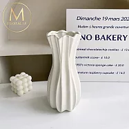 【Floral M】法式陶瓷莉莉安娜波浪花瓶