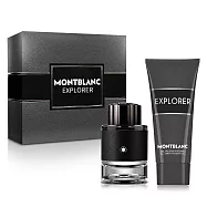 MONTBLANC 萬寶龍 探尋旅者男性淡香精二入禮盒(淡香精60ml+沐浴精100ml)-贈隨機紙袋