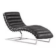 【ARTOPI】Plato柏拉圖牛皮放鬆休閒躺椅-2色可選 黑棕