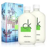 Calvin Klein 凱文克萊 CK One 光影之夏限量版中性淡香水(100ml)X2入