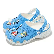 Crocs 洞洞鞋 Smurfs Classic Clog K 大童 藍色小精靈 經典克駱格 涼鞋 卡駱馳 21082190H 19.5cm MULTI