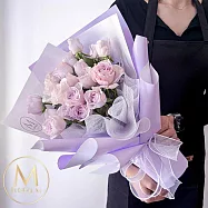 【Floral M】夢幻愛麗兒玫瑰鮮花花束